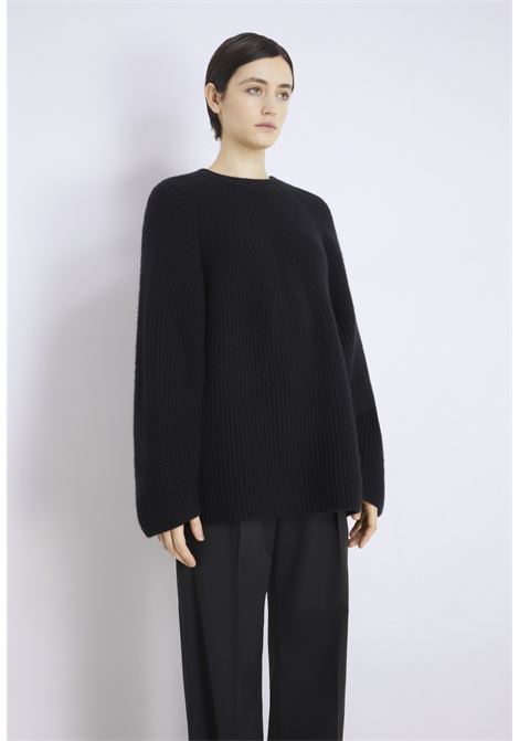 kawa sweater woman black in cashmere LOULOU DE SAISON | KAWABLACK